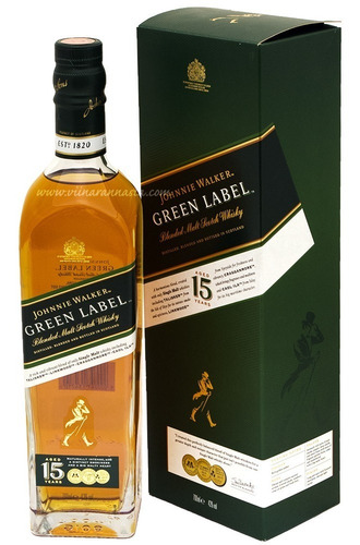 Whisky Johnnie Walker Green Label 750ml En Estuche