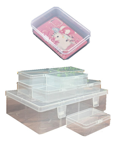 9 Pcs Pp Caja De Almacenamiento Set Para Joyería Y Juguetes