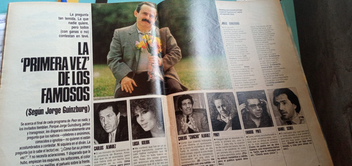 Revista Gente Menem Madonna Guinzburg 4 10 1990 N1315 (Usado)