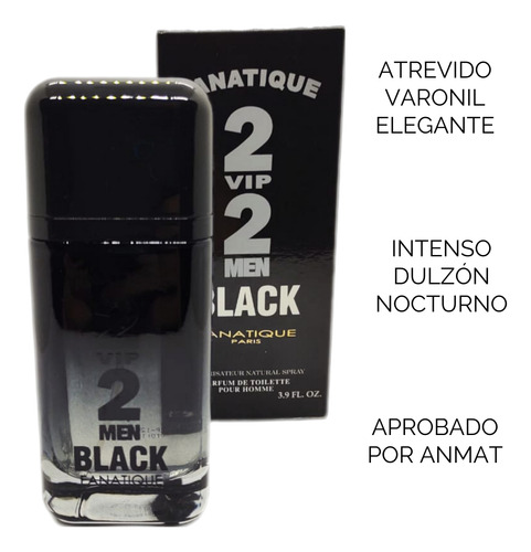 22 Vip Black Men Edp Spray 80 Ml Fanatique Paris