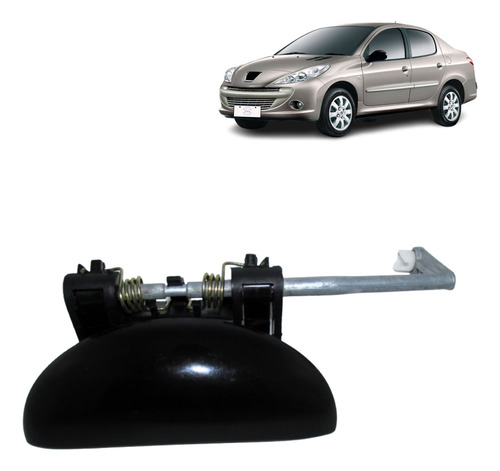 Maçaneta Externa Port Dianteira Esquerda Peugeot 207 Passion