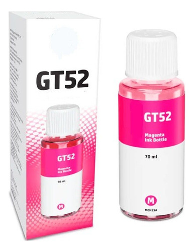Botella Tinta Alternativa A Hp Gt52 Mg M0h55al / Gt5810 5820