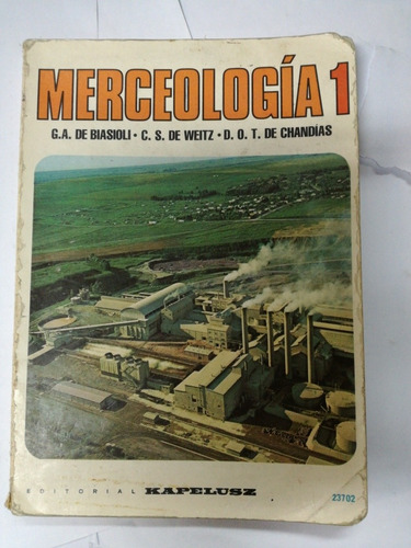 Libro Merceologia 1 Chandias Weis Biasoli