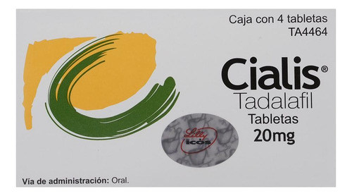 Cialis Tabletas 20 Mg, 4 Tabletas