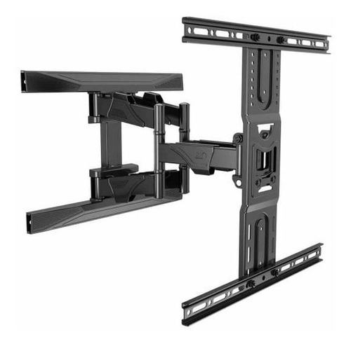 Imagen 6 de 9 de Soporte Para Tv Nb P6 De 40 A 75 +repisa Vidrio+kit Limpieza