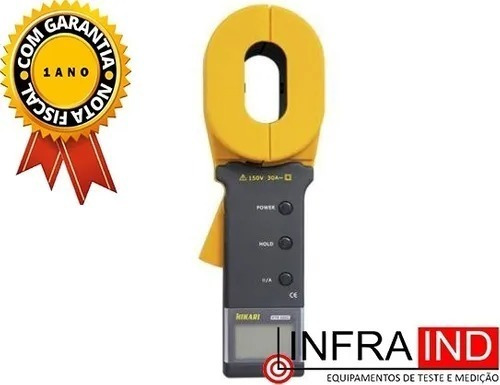 Imagem 1 de 2 de Alicate Terrômetro Htr-800c- Hikari Entrega Imediata
