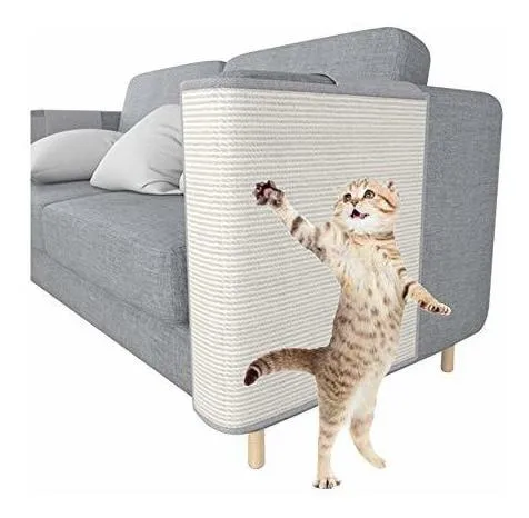 Sillón rascador para gatos, protección de muebles de sisal natural contra  gatos, rascador de esquina para sofá, silla, sofá, fácil instalación