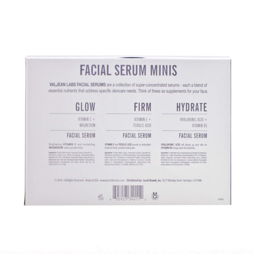 Valjean Laboratorios Suero Facial, Combo Pack De Hidratación