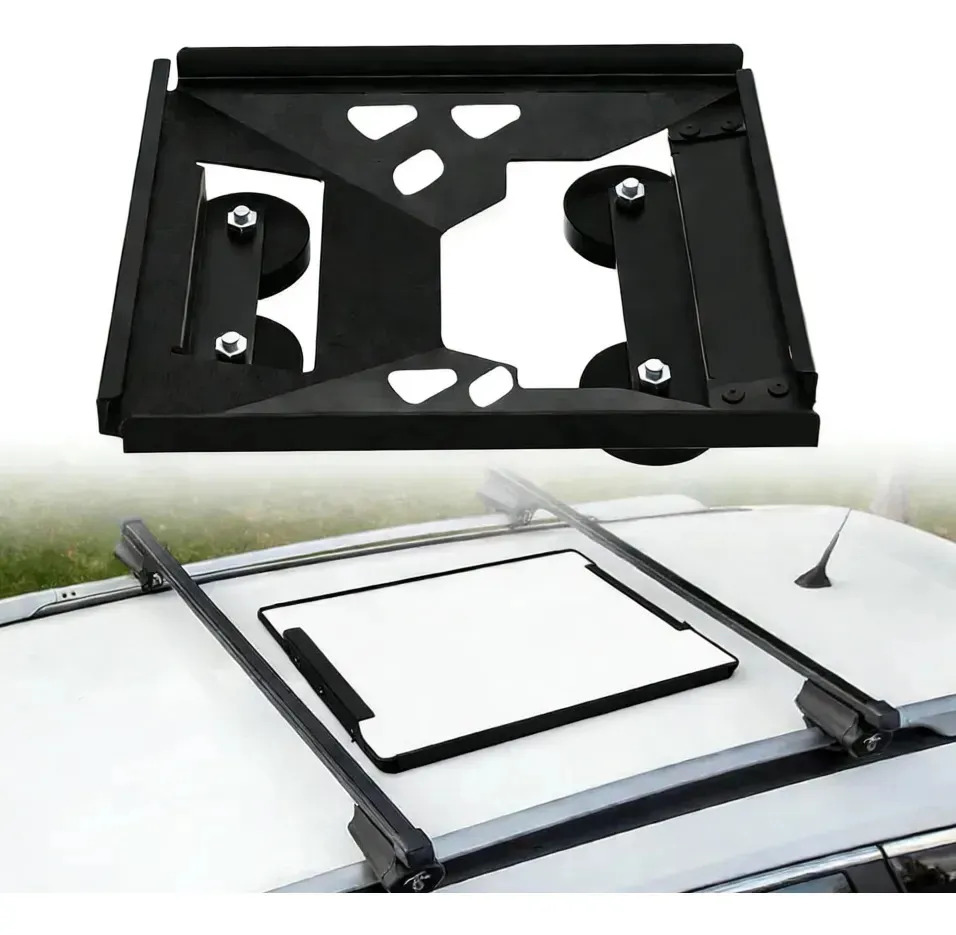 Soporte de Montaje Plano con Ventosa para Antena Starlink Mini, Instalación para Autos, Camionetas y Casa Rodante