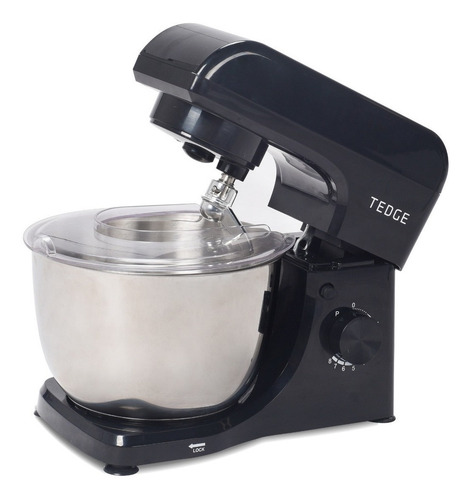 Imagen 1 de 5 de Batidora de pedestal Tedge SM-1521 negra 127 V