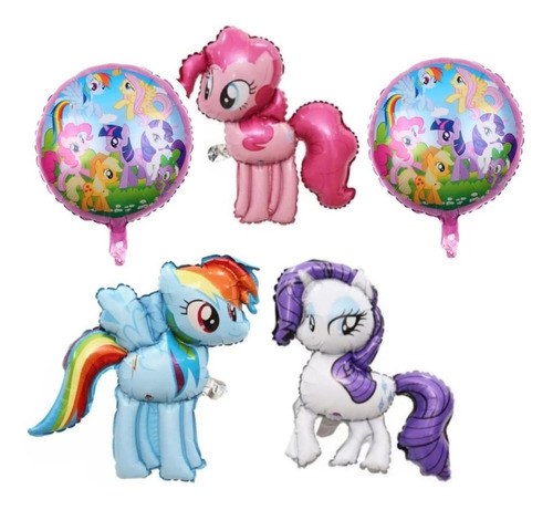 5 Globos De My Little Pony Mi Pequeño Pony