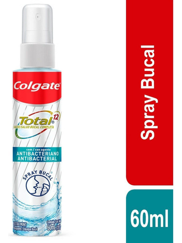 Spray Bucal Colgate Total 12 Antibacterial X 60ml