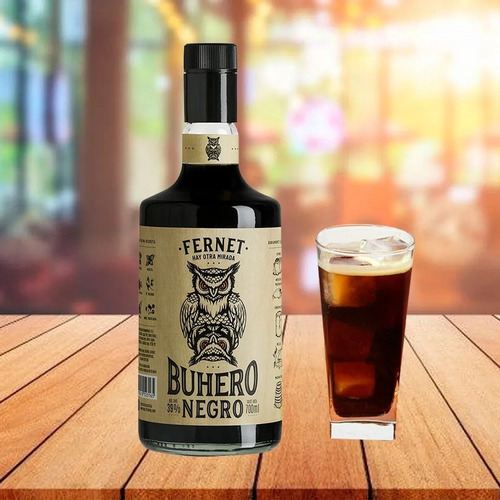 Imagen 5 de 8 de Fernet Buhero Negro Aperitivo Pack X6 Unidades - 01mercado