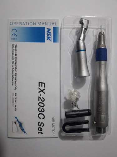 Kit Completo Micromotor Nsk Y Turbina Push Boton Joy Dental
