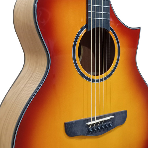 Guitarra Electroacústica Rómulo García LG-350 Ceq 5 Bdas Act Color Naranja Material del diapasón Madera Orientación de la mano Diestro