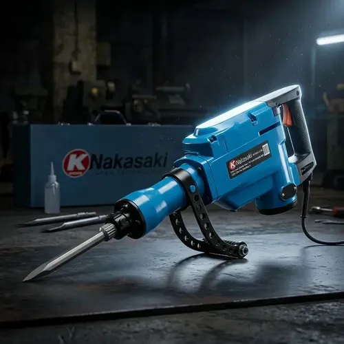 Martelete Profissional Nakasaki 1800W 15kg SDS Max Brushless Azul