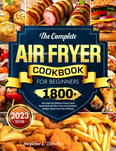 Book : The Complete Air Fryer Cookbook For Beginners 1800..