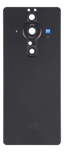 Tapa De Batería Negra Con Lente De Cámara Para Sony Xperia P