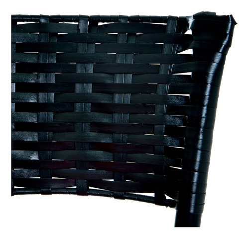 Kit Com 2 Banquetas Altas Perfeitas Para Casa Cozinha Bistrô Acabamento Da Estrutura Preto Cor Preto