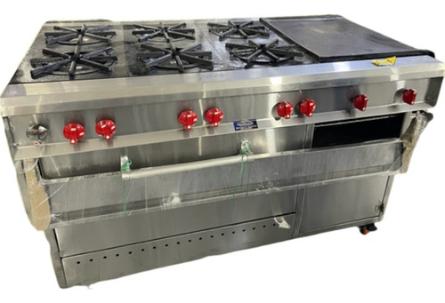 Cocina 6 Hornillas Plancha Horno Y Gratinador Somos Tienda