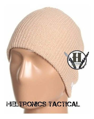 Gorro Tactico Beige De Lana Todos Los Talles Oper Esp