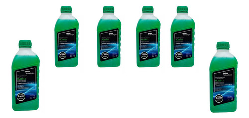 Kit 6 Aditivo Radiador Verde Concentrado Delphi Rl10011