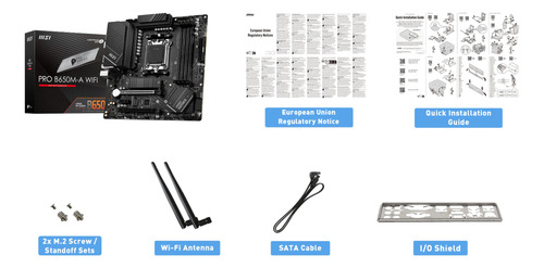 Placa Base Msi Pro B650m-a Wifi Amd B650 Socket Am5 Micro