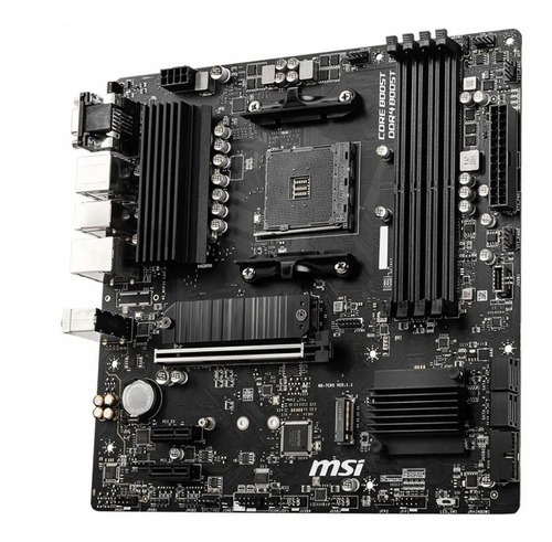 Tarjeta Madre Msi B550m Pro-vdh Am4 Hdmi Vga Dport Ddr4 Negro