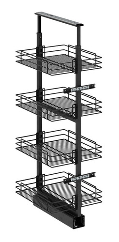 Extraíble Alacena 40cms 6 Niveles Grafito Hafele