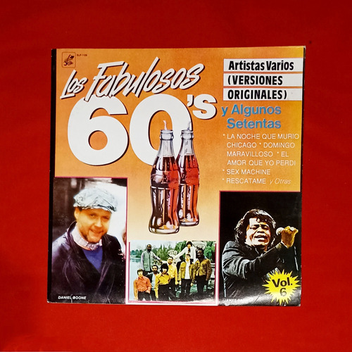 Los Fabulosos 60 Hits Vol 6 / Lp Vinil Disco Acetato
