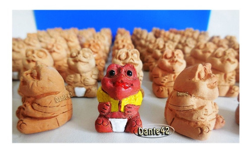 Imagen 2 de 4 de Dante42 Pack 24 Dinosaurio Bebe Sinclair Miniaturas Ceramica