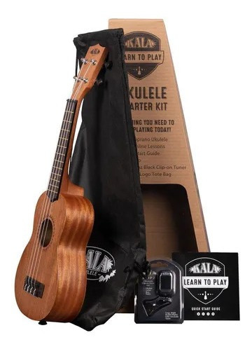 Ukulele Kala Learn To Play Starter Kit Soprano Kala-ltp-s