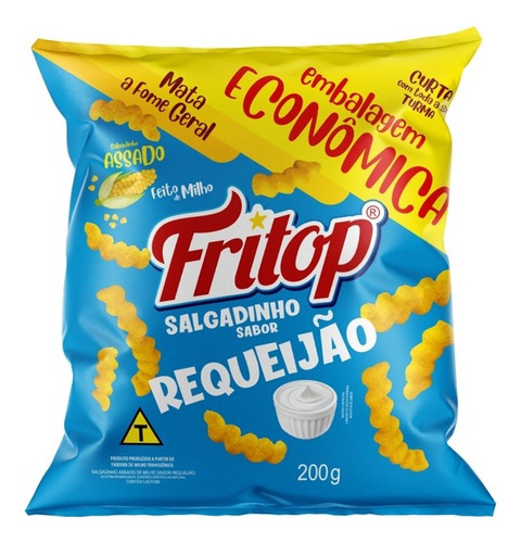 Salgadinho Sabor Requeijao Fritop 200g