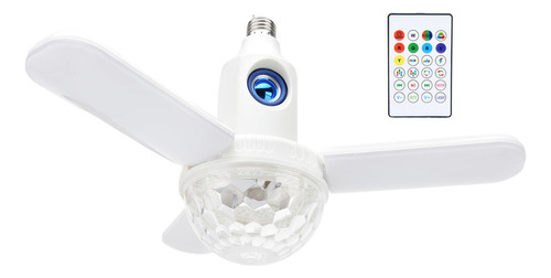 A Luz De Techo Musical Bluetooth, Control Remoto Plegable,