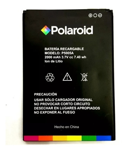 Pila Bateria Polaroid P5005a C5 Turbo 2000 Mah 3.7v