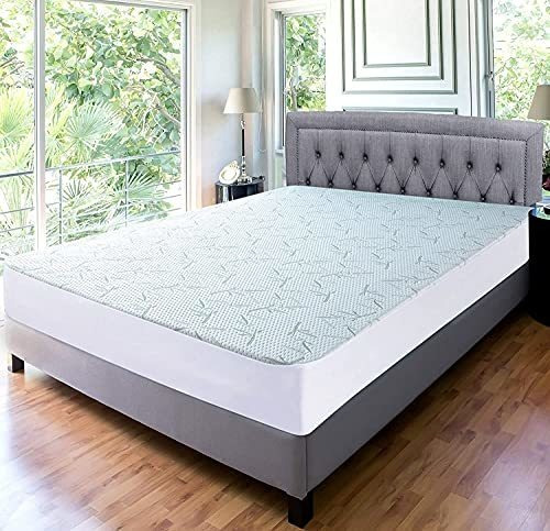 Protector De Colchon Utopia Color Blanco Tamaño Matrimonial Matrimonial