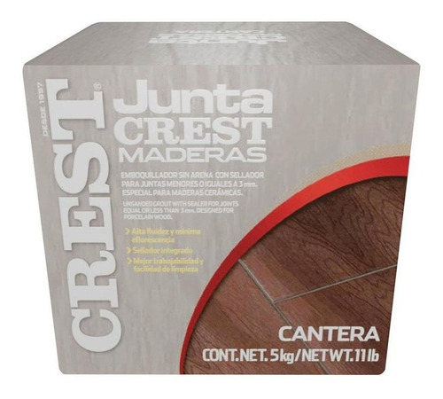 Juntacrest Maderas Cantera Caja 5 Kilogramos