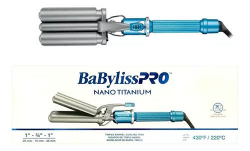 Rizador Babyliss Pro Nano Titanium Triple Barril