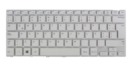 Teclado Samsung Np915s3g Blanco Sin Marco Ba59-03786k