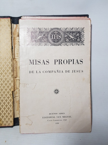 Imagen 4 de 9 de Antiguo Misal Compañía De Jesús 1938 Buenos Aires Mag 57622