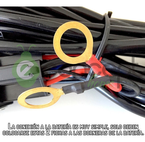 Kit De Instalación 180w Faros Auxiliares Cableado Seguro