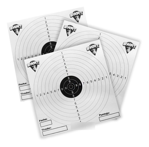 Imagen 3 de 10 de Pack X100 Blanco Tiro Deportivo Aire Comprimido Target 14cm