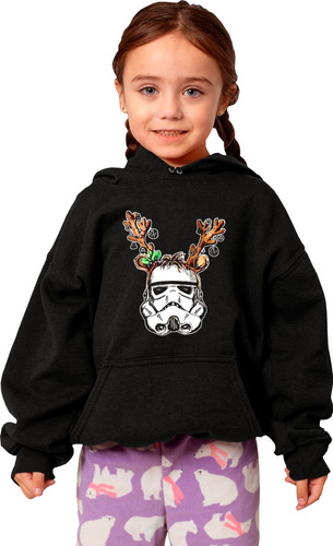 Sudadera Niño/a  P/ Niños De Navidad Star Wars Soldado Reno