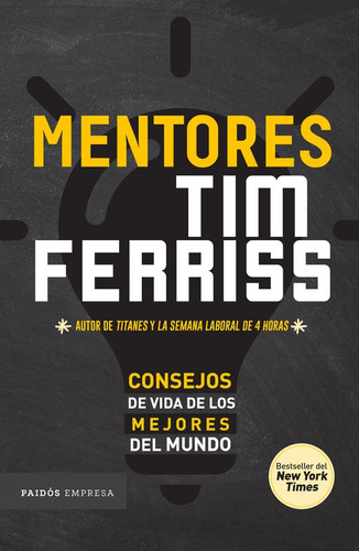 Libro Mentores -  Tim Ferris - Paidos Empresa