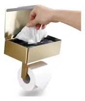 Comprar Day Moon Designs - Soporte De Papel Higiénico Con Estante, Dispensador De Toallitas Desechables Y Almacenamiento Para Cualquier Baño, Mantiene Tus Toallitas Húmedas Ocultas, Organizador De Baño De