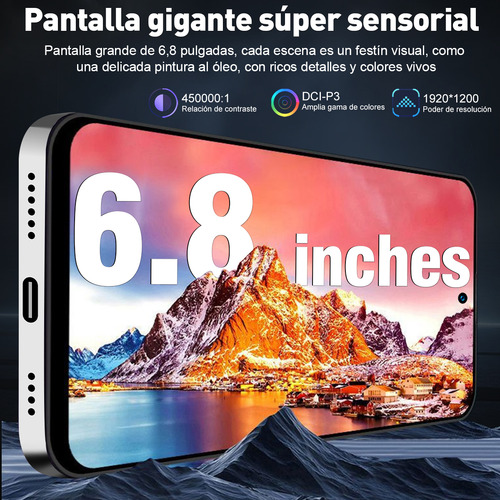 White Shark I16 Blanco Phone 10 GB RAM+256 GB ROM Octa-core Dual Sim Android 13 8000 mAh