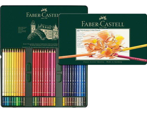 Lápices Colores Polychromos Faber-castell X60 Colores