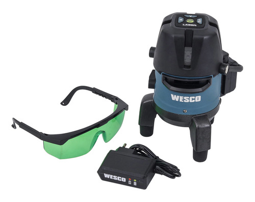 Nível A Laser Verde 5 Linhas Wesco Ws8911