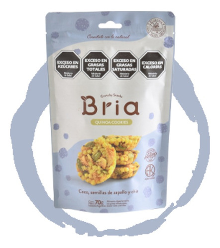 Snack Bria Quinoa, Coco, Semillas De Zapallo Y Chia 70 G