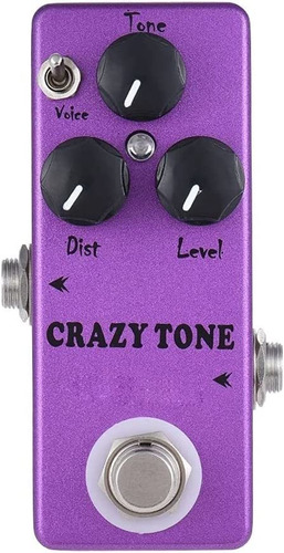 Mp50 Crazy Tone Riot Distortion Mini Pedal De Efecto De...